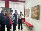 Получатели социальных услуг ГКУ «НПНИ» МТиСЗ КБР посетили музей изобразительных искусств А.Л Ткаченко, где состоялась выставка народного художника КБР Сияры Аккизовой